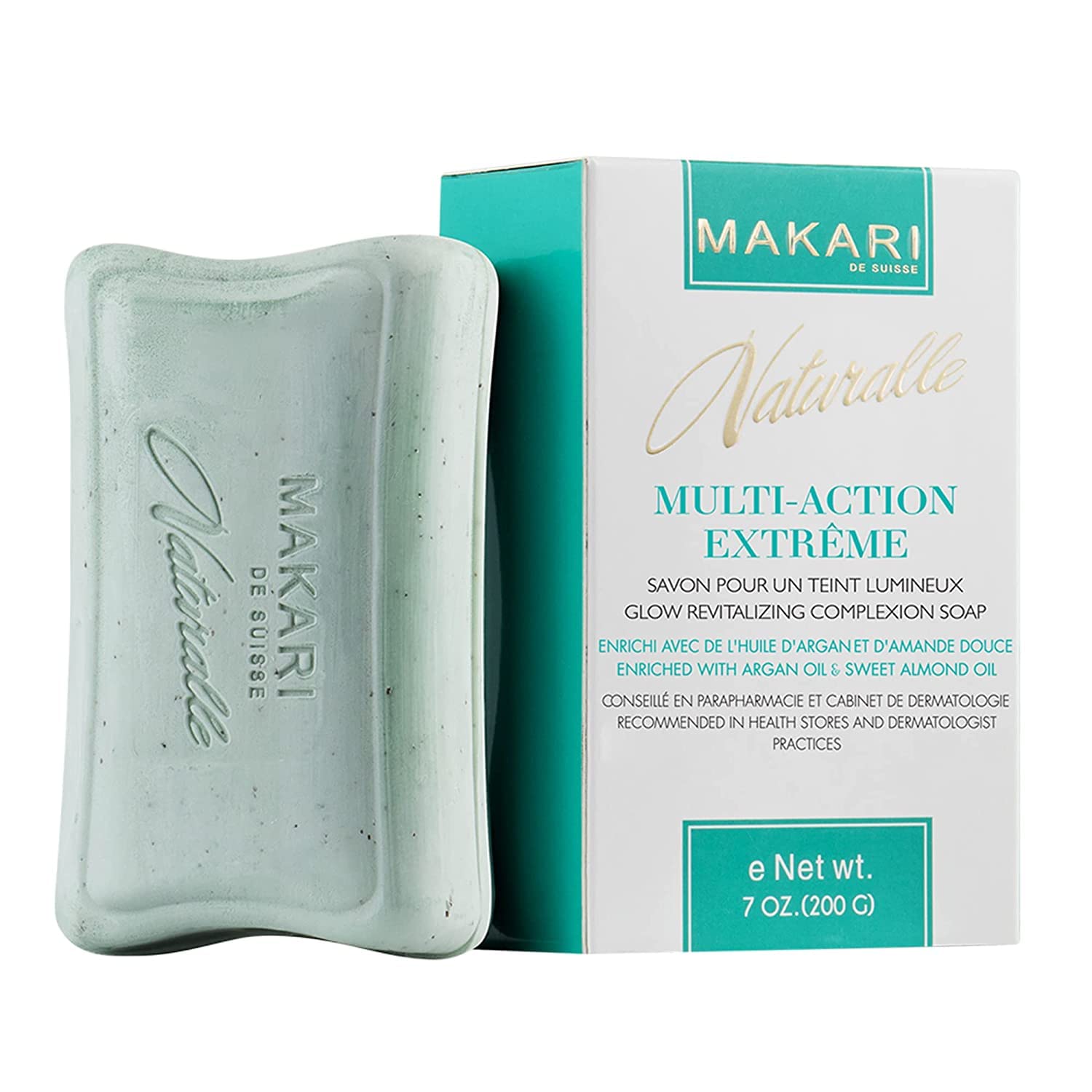 MAKARI Naturalle Multi-Action Extreme Toning Soap | Moisturizing Bar Soap for Sensitive to Dry Skin Types | Cleanses, So