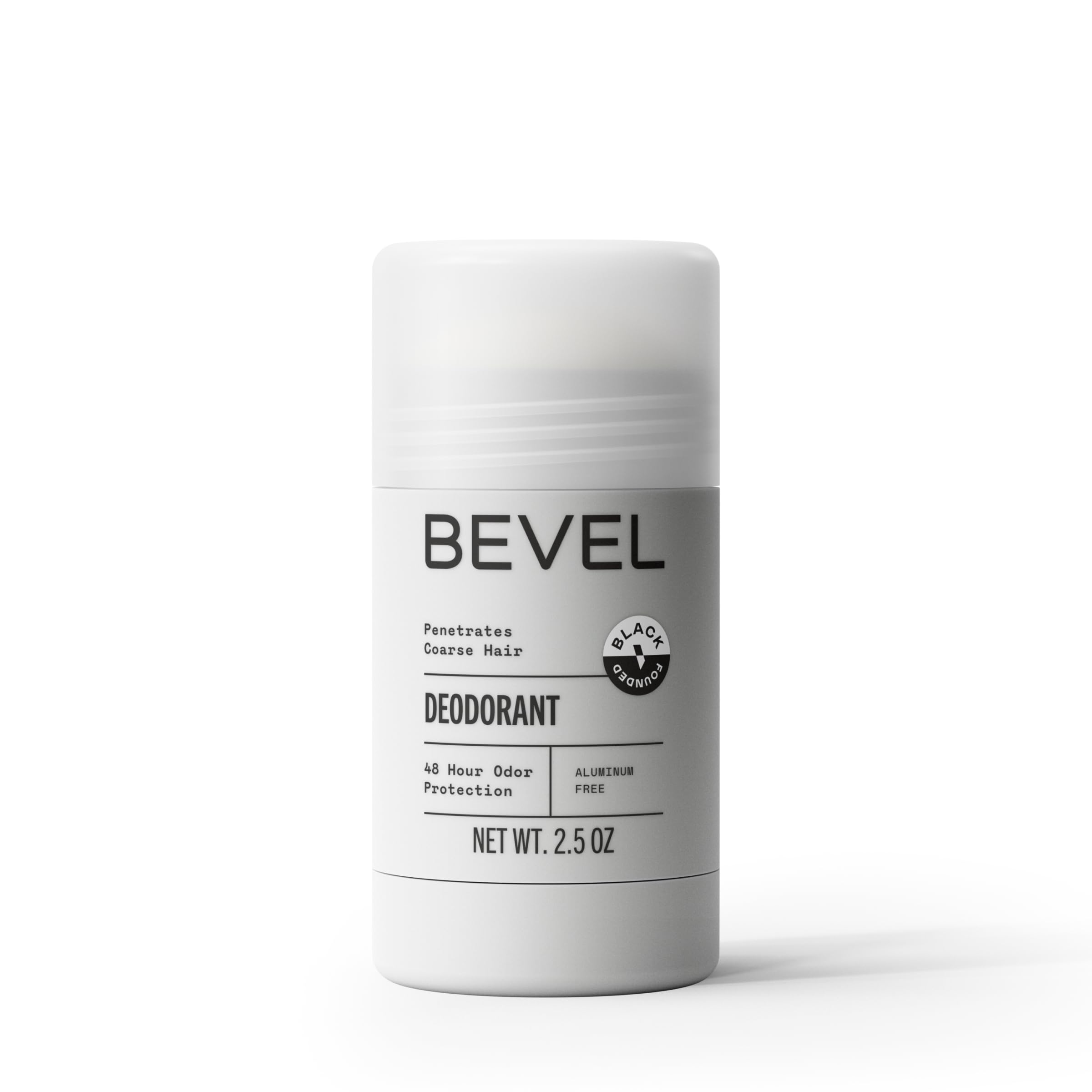 Bevel Deodorant for Men with Coconut Oil and Shea Butter Aluminum Free No Streaks 48 Hour Protection |5 Oz