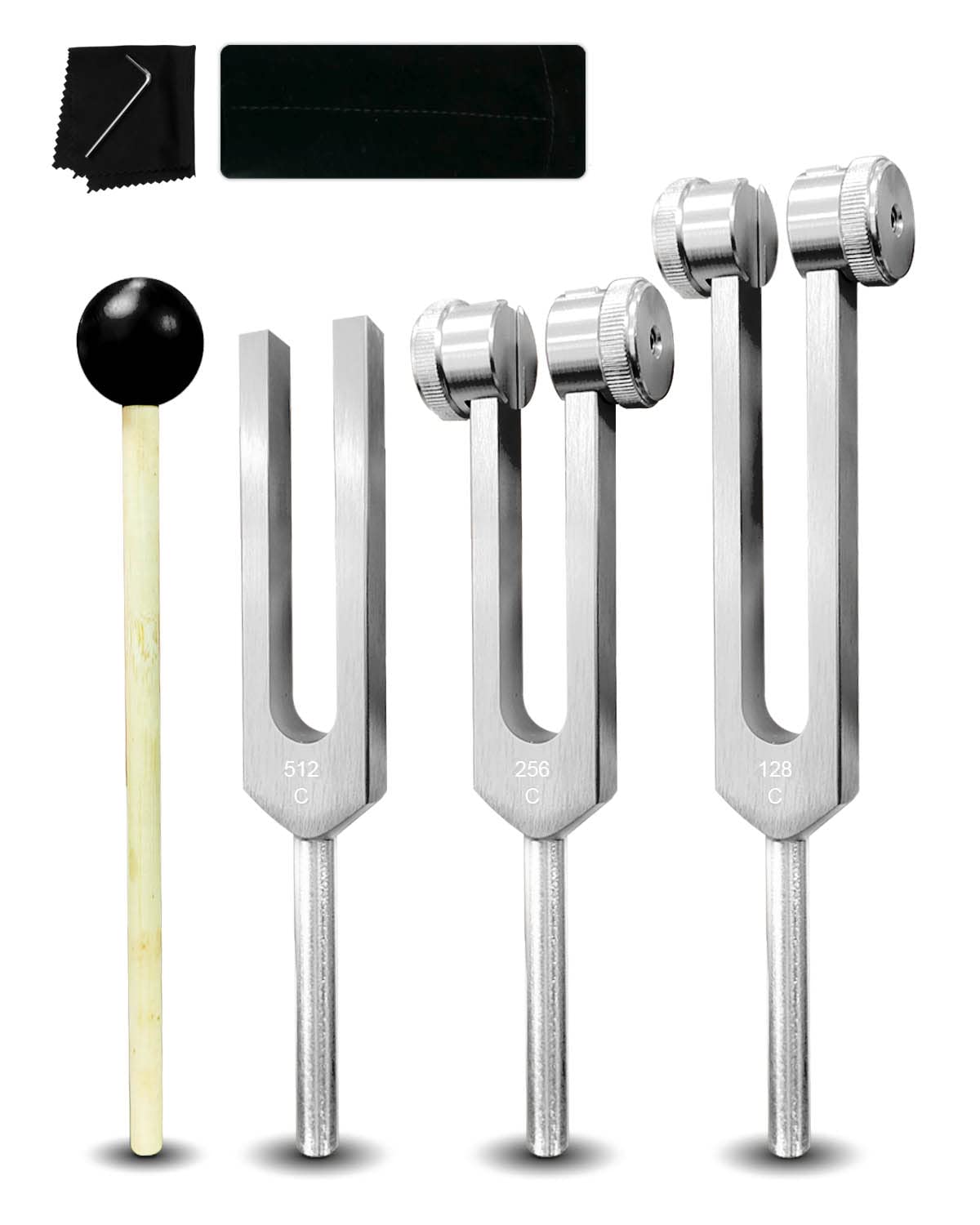 Healing 128Hz 256Hz 512Hz Tuning Fork Set for Buddhists Yoga Teachers
| 128Hz 256Hz 512Hz Tuning Forks Set with Reflex