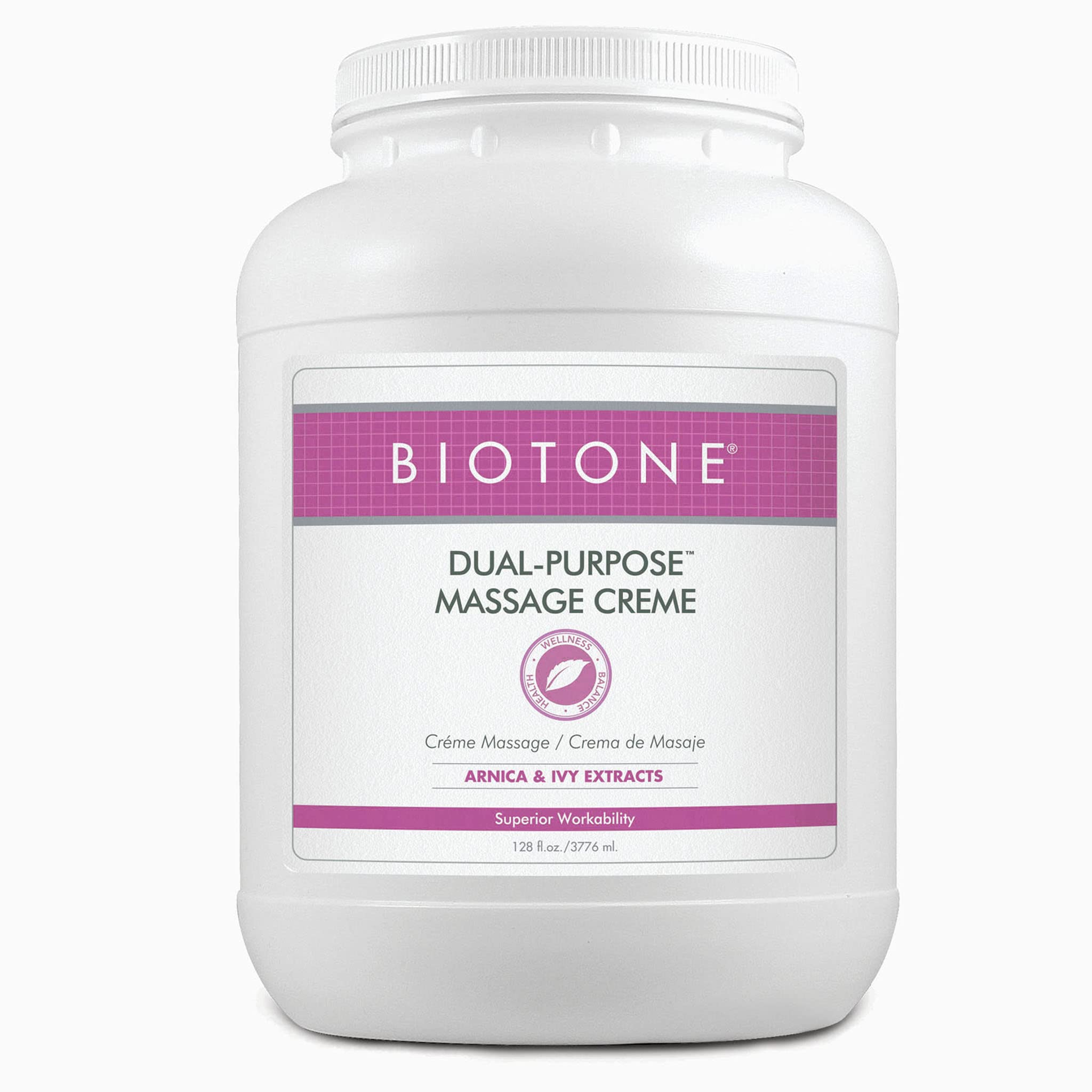 BIOTONE Dual-Purpose Massage Crème with Arnica and Ivy Extracts for Pure Ingredients and Effortless Glide
| BIOTONE Dua