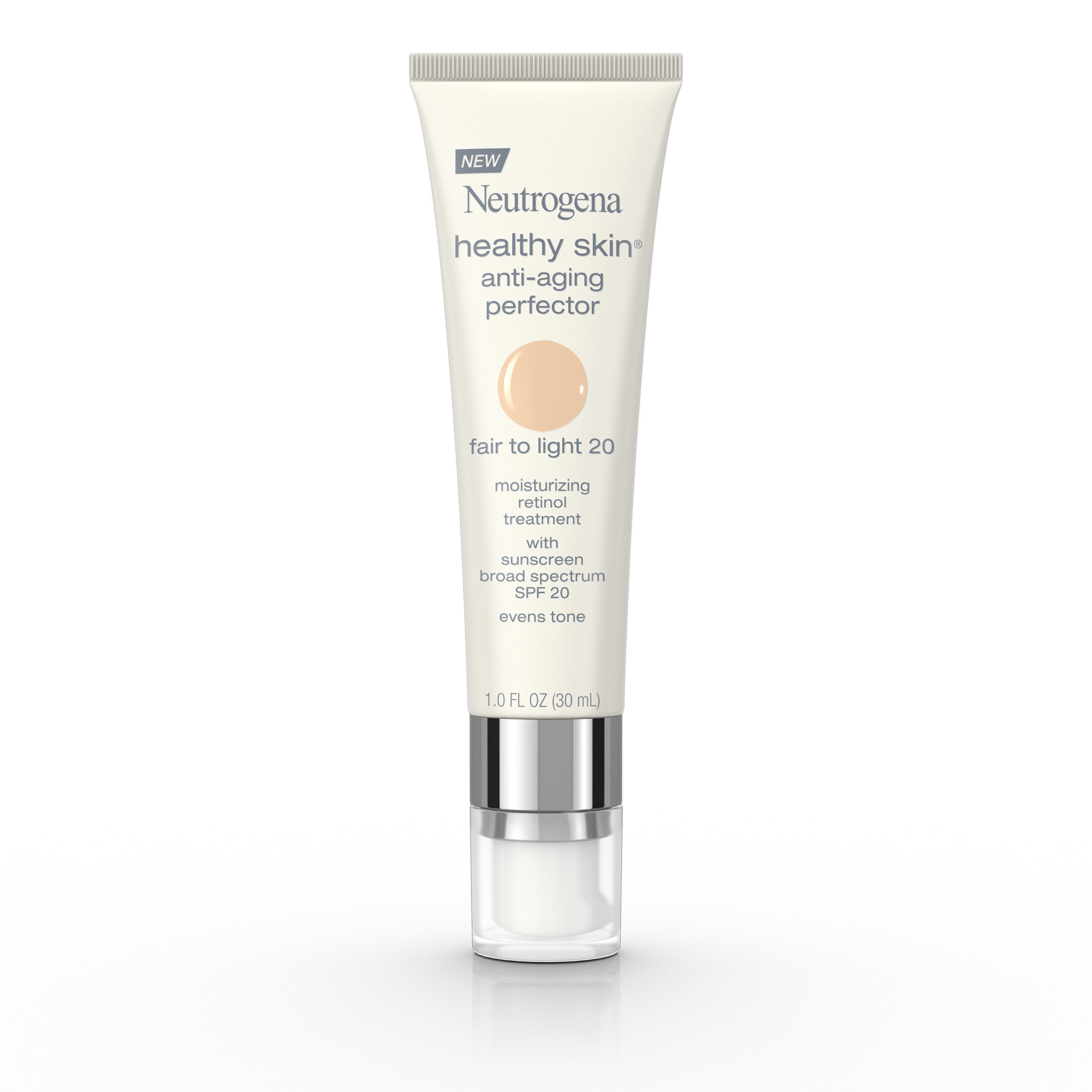 Neutrogena Retinol and SPF Tinted Moisturizer for Healthy Skin Anti-Aging, Fair to Light Tone, 1 fl. oz
| Neutrogena Re