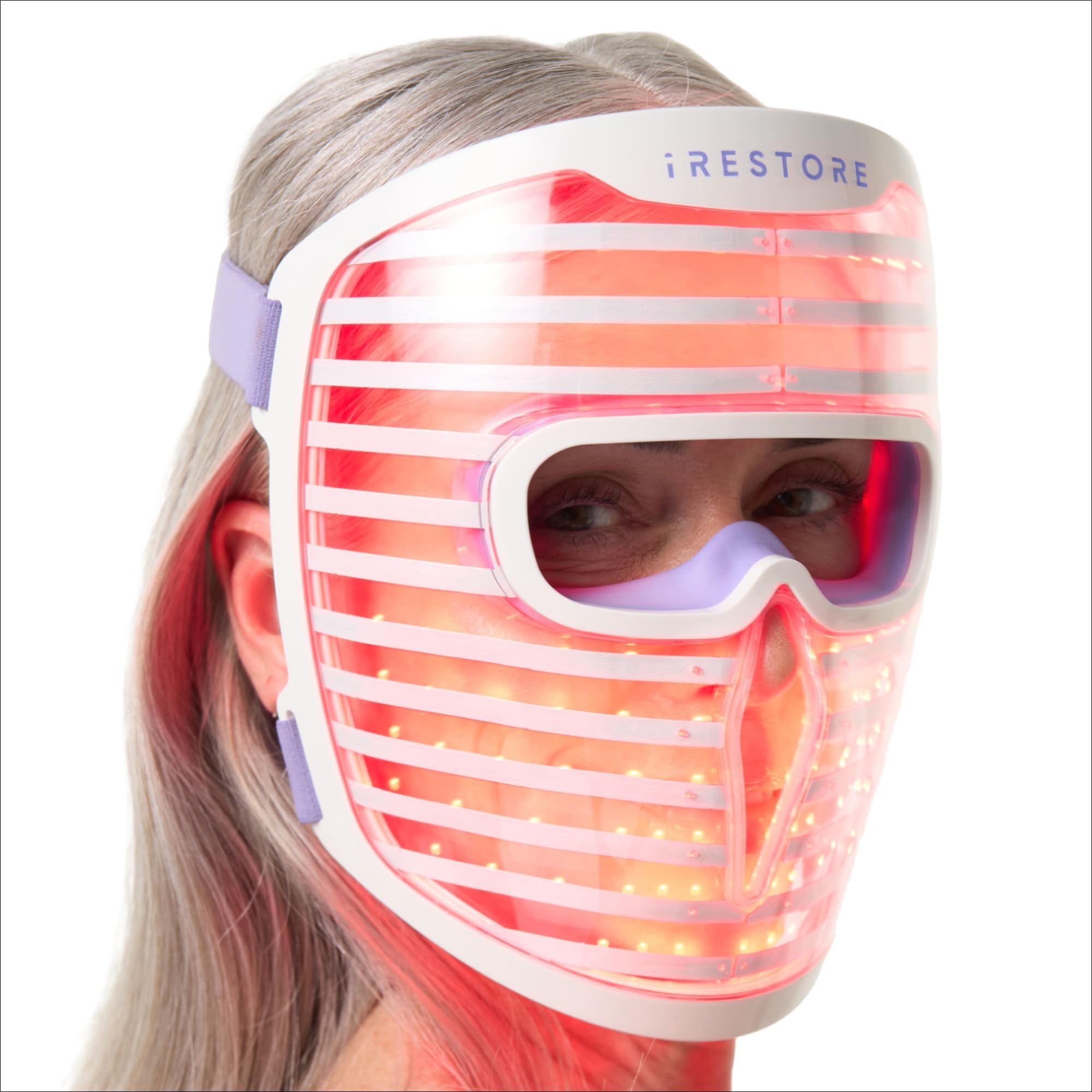Anti Aging Red Light Therapy LED Face Mask for Face - Red, Blue & Infrared - iRestore
| Youthful Radiant Skin Red Light